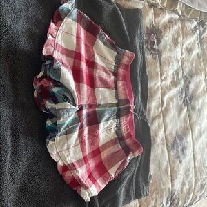 Soma Plaid Pajama Shorts - Red and Blue